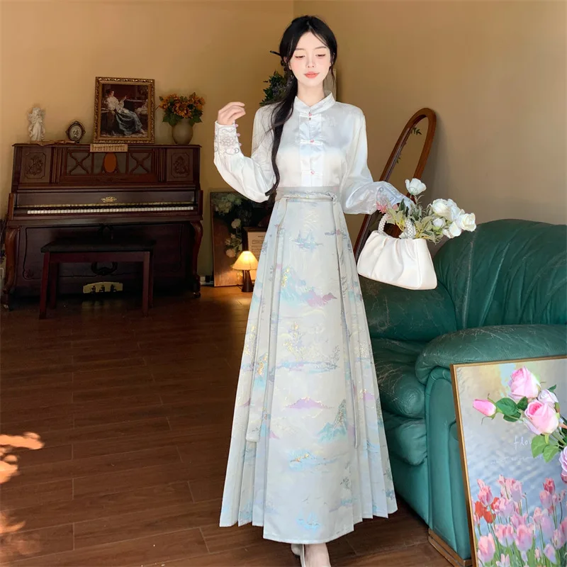 Summer Retro Chinese Style Improvement Cheongsam Women Loose Literary ...