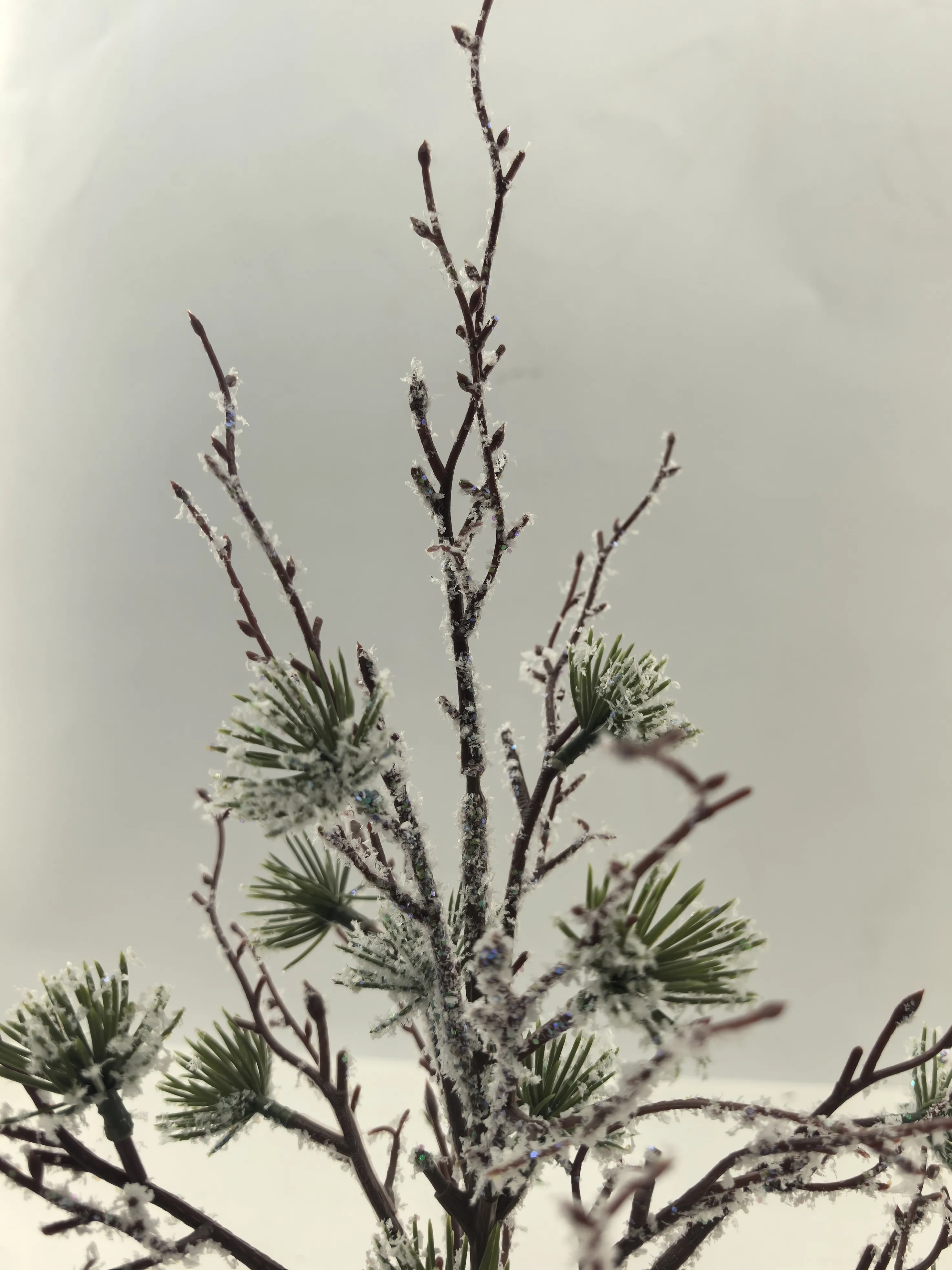 Красивая Снежинка искусственное растение 43 см высотой для элегантного декора интерьера дома Очаровательная