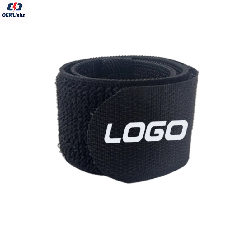Custom Logo Wholesale Magic Sticker Football Shin Guard Strap Soccer