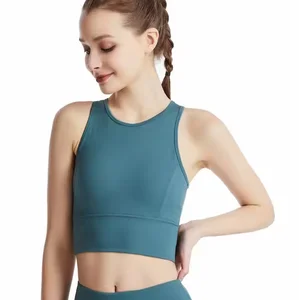 Topko High Quality ODM OEM  Sleeveless Yoga Sports Vest Breathable and Shock-absorbing Mesh Quick Drying Fitness Top