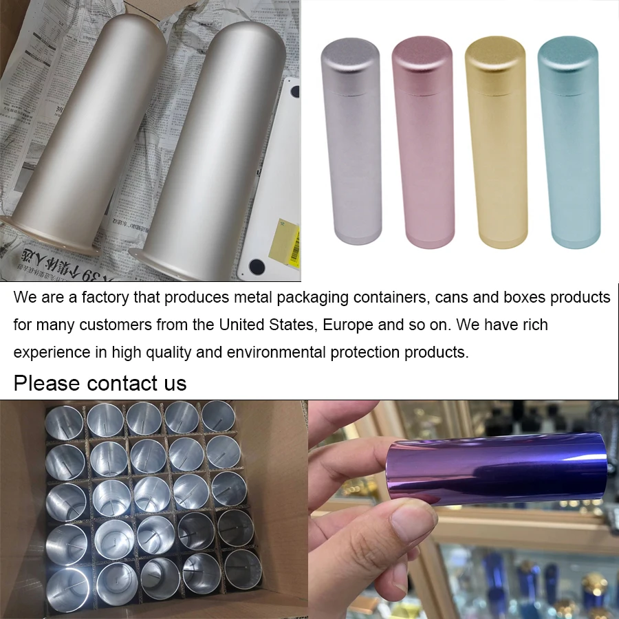 Custom Eco Friendly Deodorant Containers Push up Packaging Tube Luxury Small Round Deodorant Stick Container