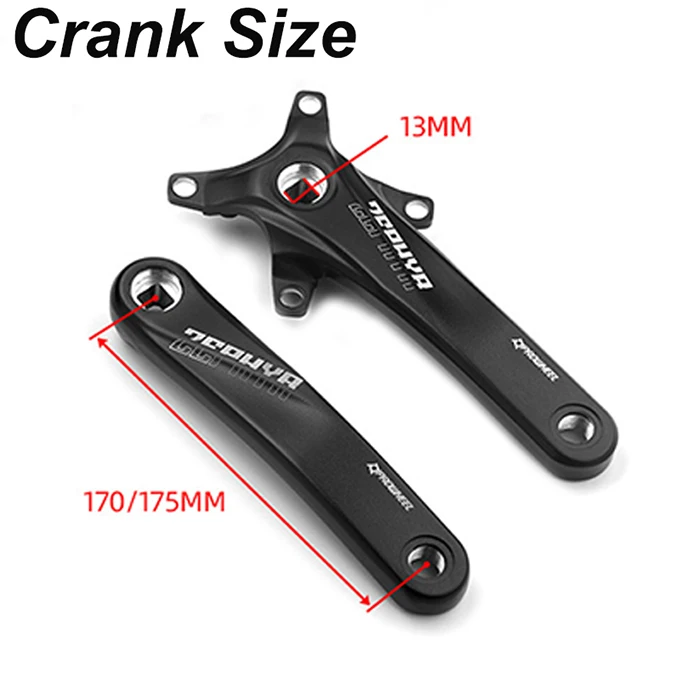 Prowheel 104/64 BCD Bicycle Crank 170/175mm MTB Crankset