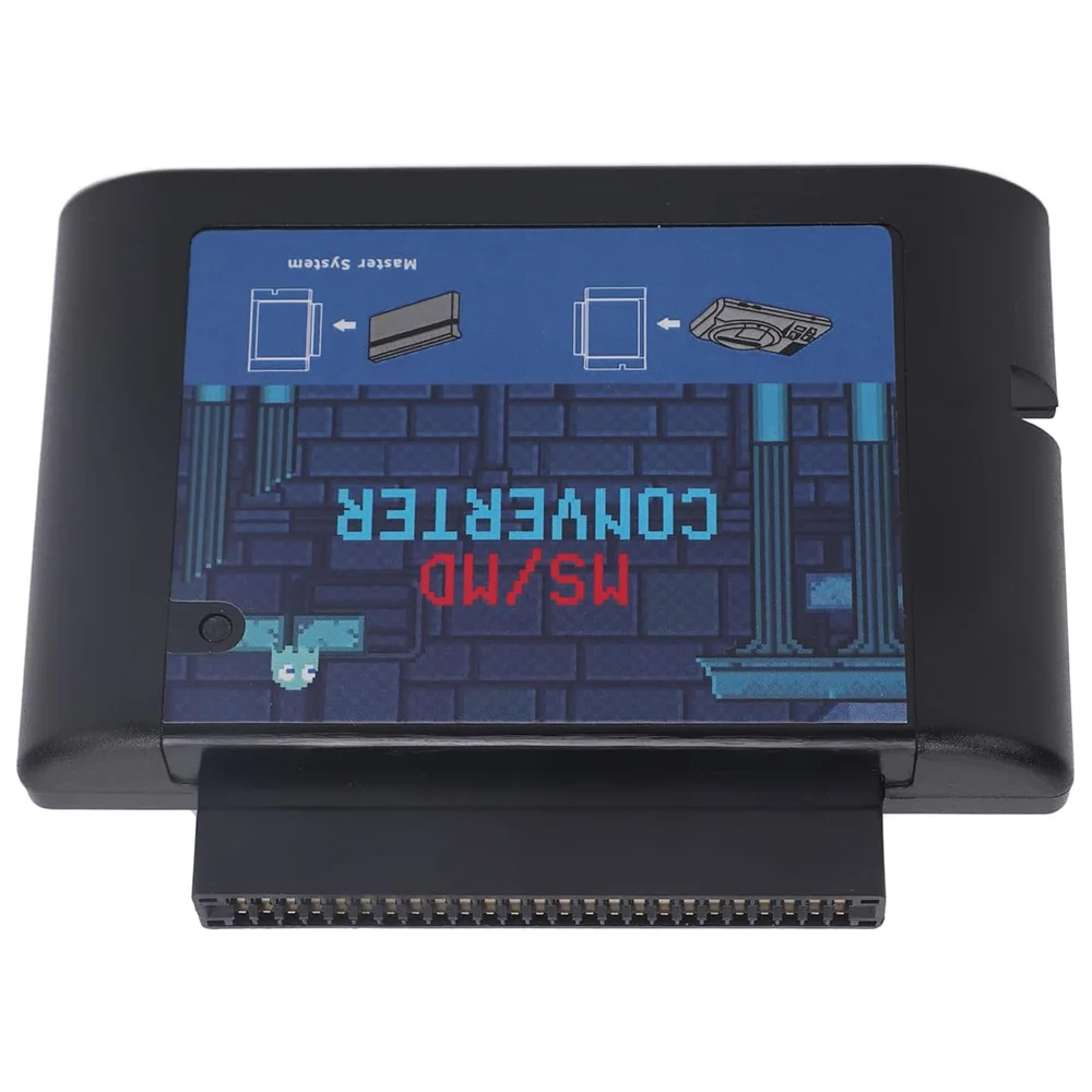 MS to MD Game Card Converter MS/MD Converter Game Video Cassette Adapter for Retron 5 3 2 for Sega Mega Drive Genesis