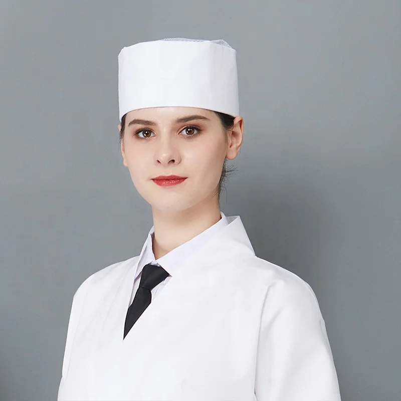 chapeau de chef cuisinier blanc noir bleu chef chef japonais chapeau gorro  de cocinero de cocinero