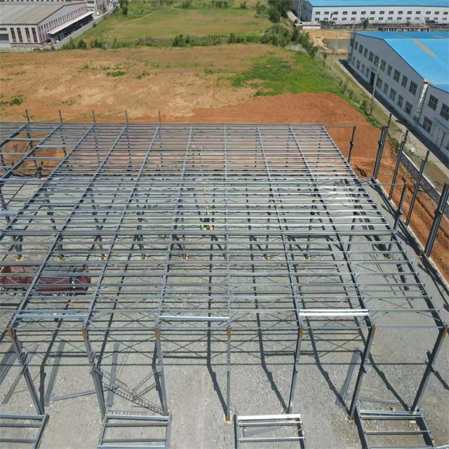 Steel Structure Metal Buildings Cost Galvanized Residential Zimbabwe Building Fittings Steel Structure