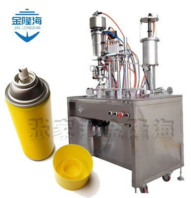 Small Self-painting Filling Equipment Aerosol Filling Machine Foam Cleaning Agent Nasal Spray Filling Machine