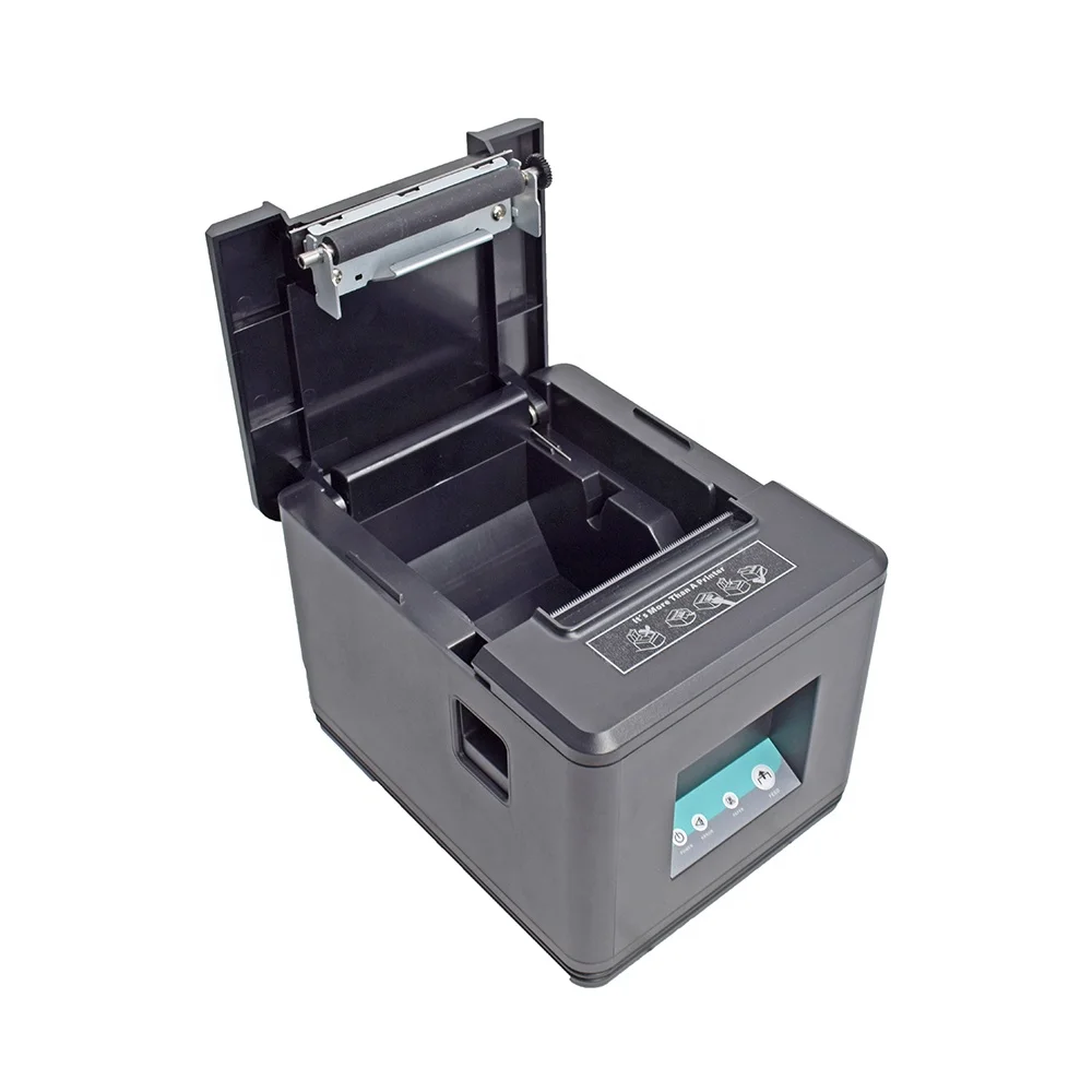 Fast Speed 80MM Receipt Printer Low Noise Desktop Thermal Receipt Printer with Auto Cutter