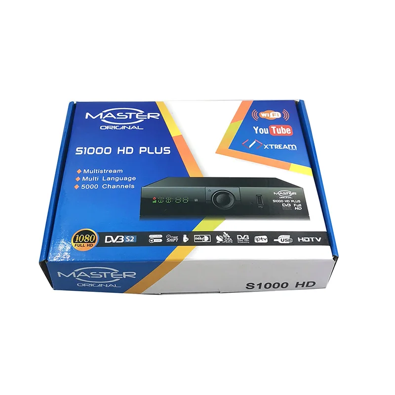 Satellite Receiver Master FTA DVB-S2 Free Channels Digital Tuner Support Cccam