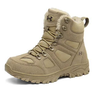 Men's Tactical Boots Lightweight Breathable Work Hiking Boots Desert Bota Shoes