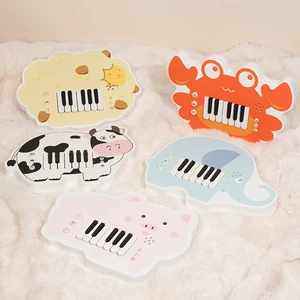 Wooden Animal Piano Toy for Kids 3+ Year Early Education Electronic Musical Instrument