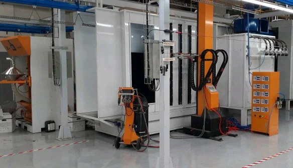 COLO Automatic Powder Coating Machine Electrostatic Powder Spray ...