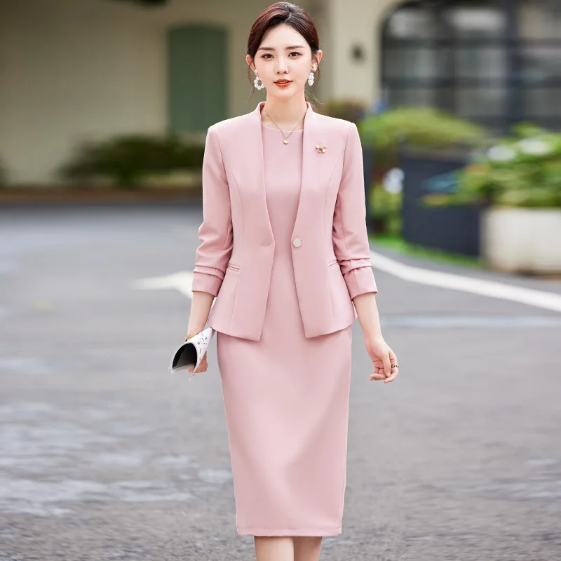 sex toys that can cause rashes Elegant Office Uniform for Women Sexy Ladies Coat Pant Suits With V-Neck  Single Breasted Closure Option Office Suits Woman
