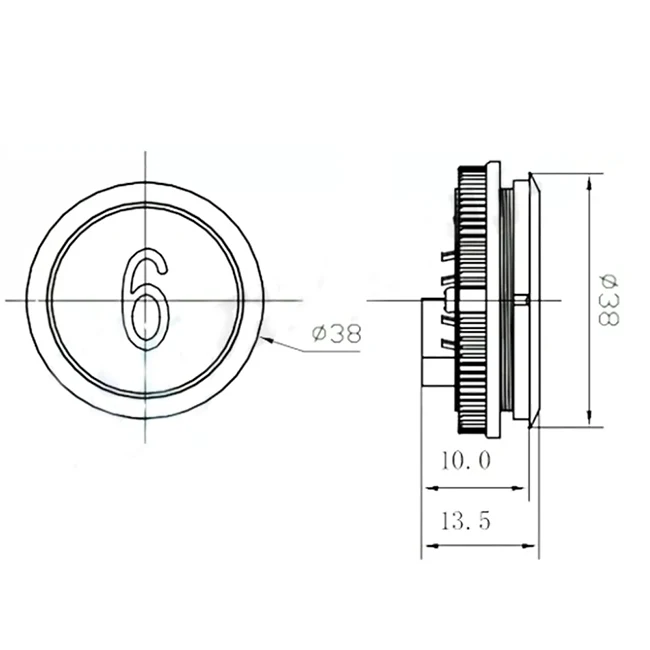 Capacitive Non Touch Round Elevator Lift Push Button in Turkey