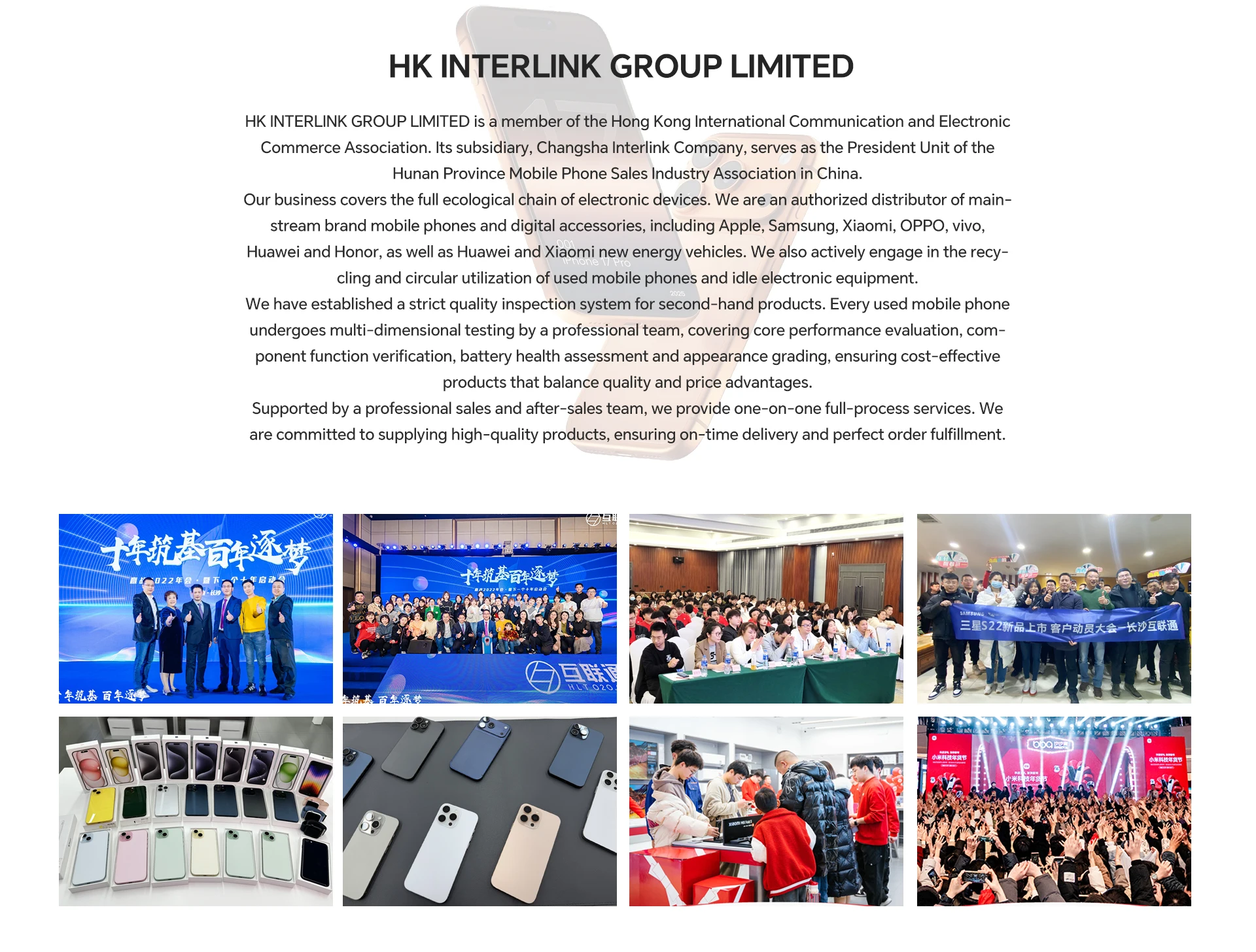 Company Overview - HK Interlink Group Limited