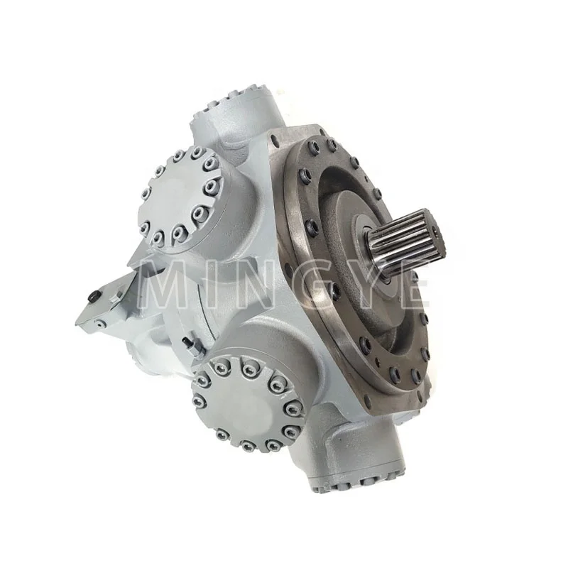 Hmb325 Low Speed High Torque Radial Piston Hydraulic Motor Kpm Staffa Hmb Series For Kawasaki