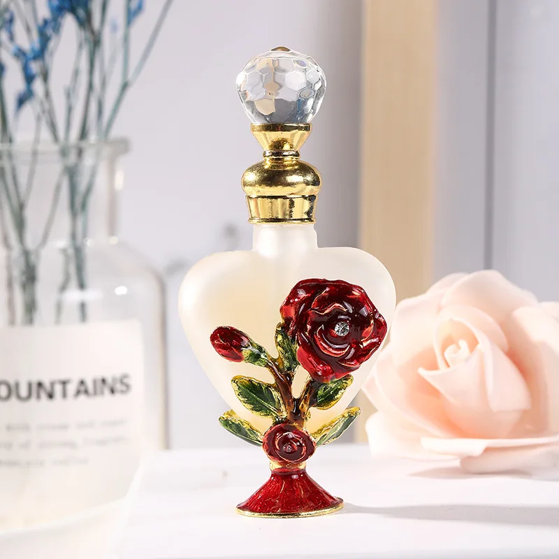 Elegant Perfume Flower Shaped Perfume Bottle Yetaha Vintage