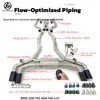 Raw/brushed/polished valved F95 F96  catback with tips