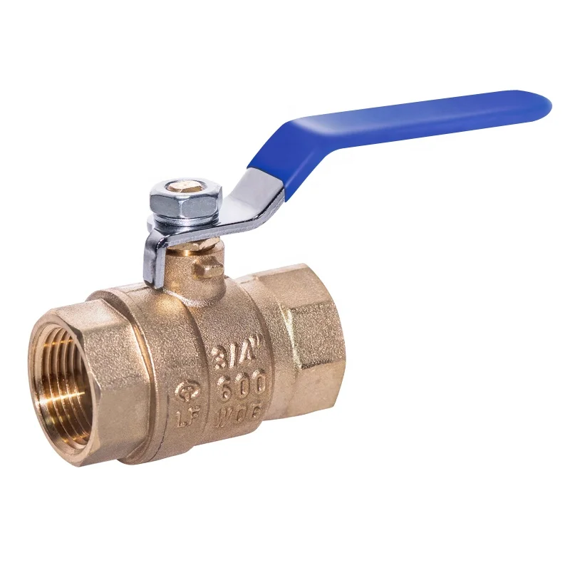 Brass Ball valve blowout proof stem