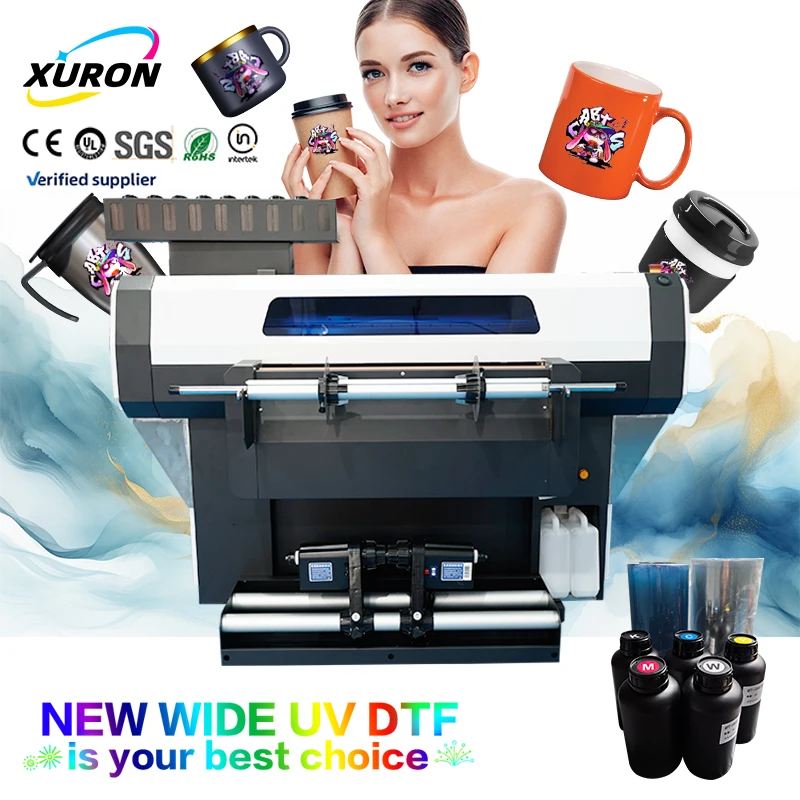 Xurong Manufacturing's Energy-Efficient Fully Automatic Roll-to-Roll UV DTF Printer New Cost-Effective Transfer Printing