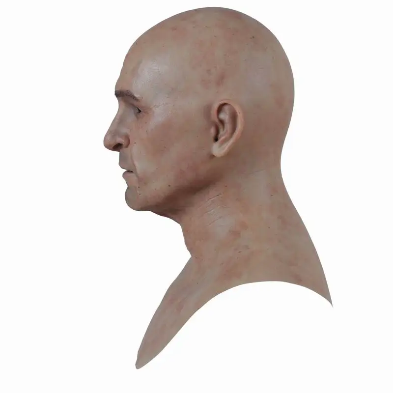 Masque Silicone Réaliste Vieil Homme – Déguisement Complet Cosplay Halloween
