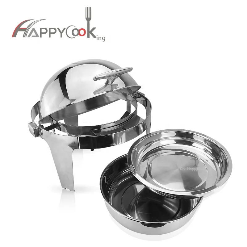 Заводская поставка отличный круглый подогреватель из нержавеющей стали набор для подогрева пищи