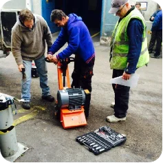 Floor Scraper Machine with Tungsteno Escarificadora Drum for Sale