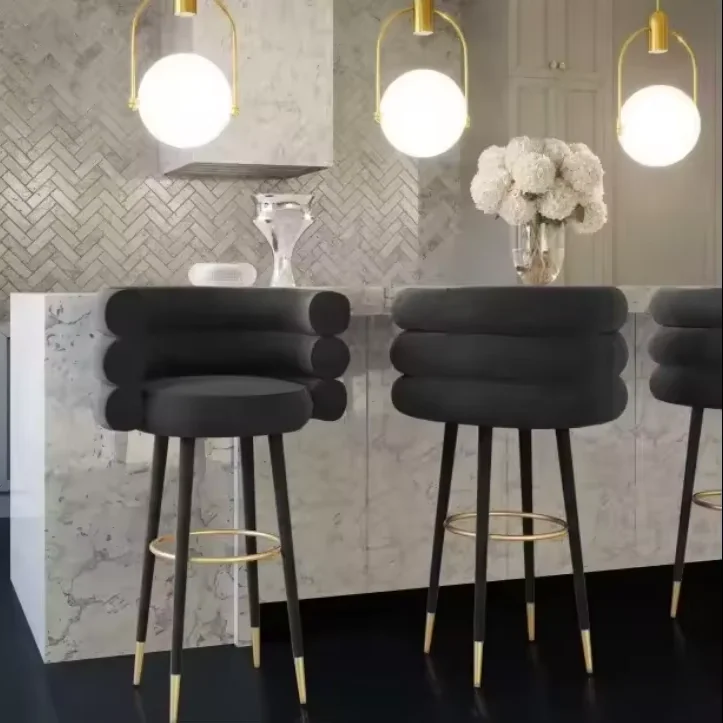 Рекламная стойка стулья барные современный дизайн вращающийся гидравлические для кухни и столовой набор