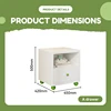 White one-drawer model