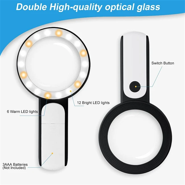 New Hot Sale Products Lens Headband Glasses Light Close Work Reading Magnifying  Glass For Kids