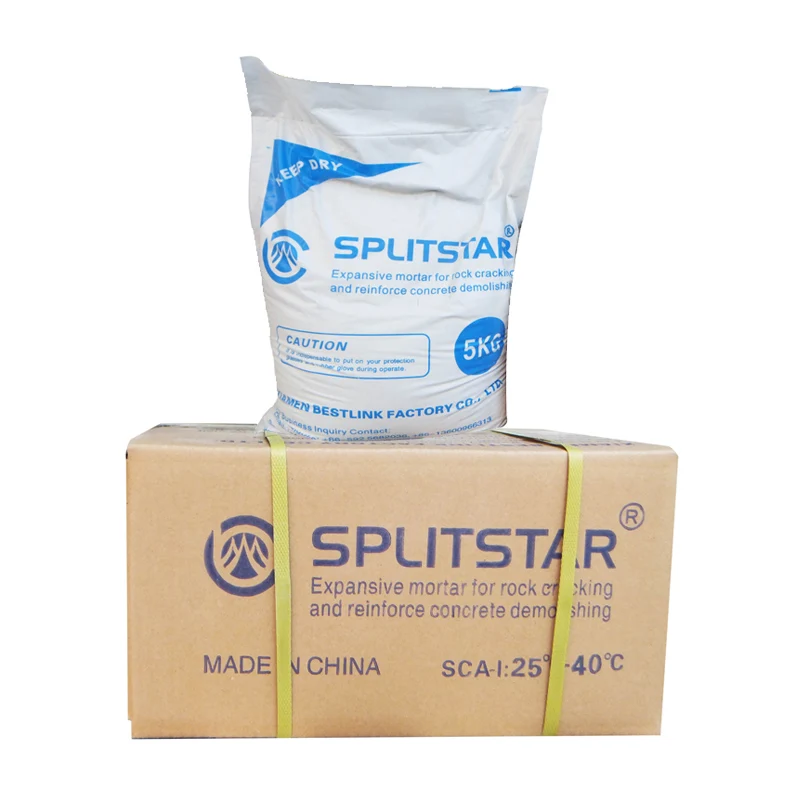 Stone Cracking Non-explosive Rock Breaking Chemical Powder Using in Mine