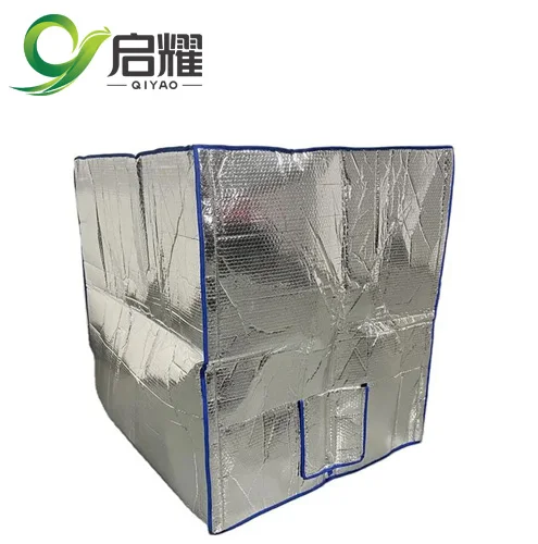 IBC Insulated Cover Thermal Pallet Cover 2-8C Temperature Protection HDPE Material Cold Chain Water Tank Thermal Cover