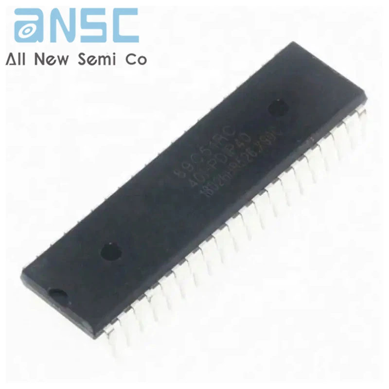 Bom List Electronic integrated circuit chip Components  STC89C51RC-40I-PDIP40 Serial Port Programming MCU DIP-40