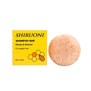 OEM ODM Natural Hair Cleaning Smoothing Repairing Nourishing Shampoo and Conditioner bar Soap Honey Lemon Refresh Scent