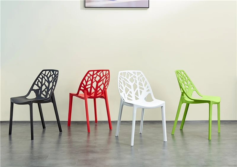 
High quality modern home furniture wholesale cheap price all plastic pp dining chair modern dinner chairs leisure plastic chair 
