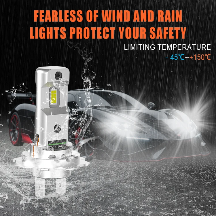 Gview Factory GMX H18 LED H7 8000LM H1 H8 H11 LED Atuo Lamp for Car Headlight Bulb HB3 HB4 9005 9006 Turbo LED Bulbs 12V LED H7