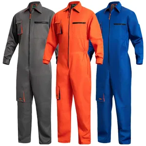 Jumpsuit Work Uniform Workwear Overall Labor Protection Dust-Proof Polyester Unisex Auto Repair Machine Repair Work Clothes