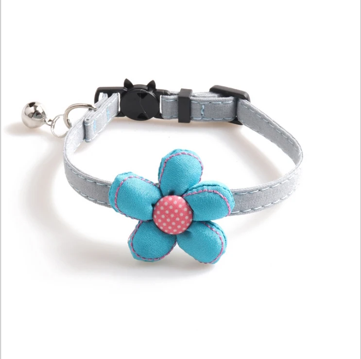 Wholesale New Sunflower Cat Collar With Bell Pet Collar