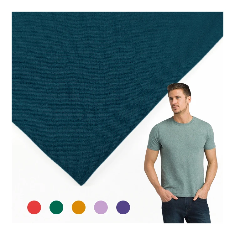 New Style 95 Polyester 5 Spandex Fabric for Sports Jerseys, Soft Hand Feel Knitted Cationic Jersey Fabric for Sale/