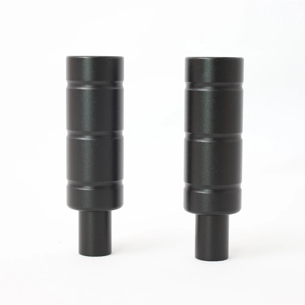 Motorcycle Modified Black M6 M8 Mudguard Fork Mount Headlight Tail Spot Light Black Cylindrical Bracket factory