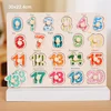 Tavola Puzzle con Numeri e Forme