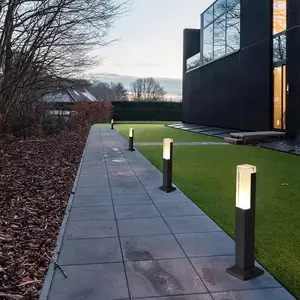 Outdoor Waterproof IP65 Garden Spike Lights LED Bright Auto Decorative Pathway for Yard Lawn Patio Landscape Aluminum Lamp