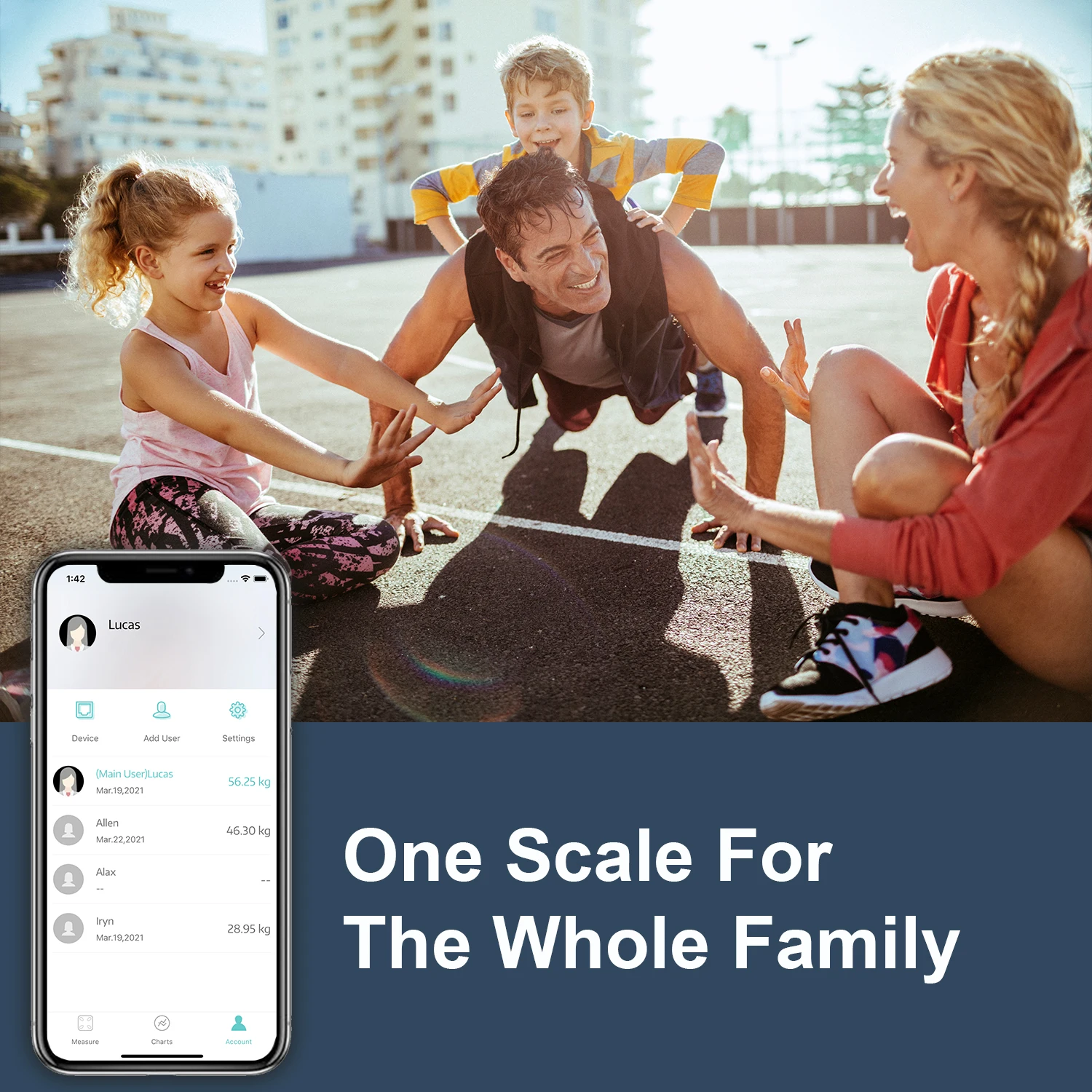 Wellue Scales for Body Weight and Fat,High Accurate Bluetooth Bathroom Digital Body Fat Scale,15 Body Composition Analyzer Sync with Free App,F4, Size