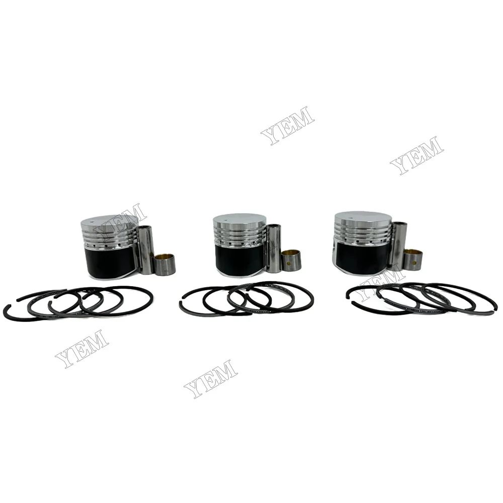 Piston Kit Fit for Mitsubishi K3B Engine 4