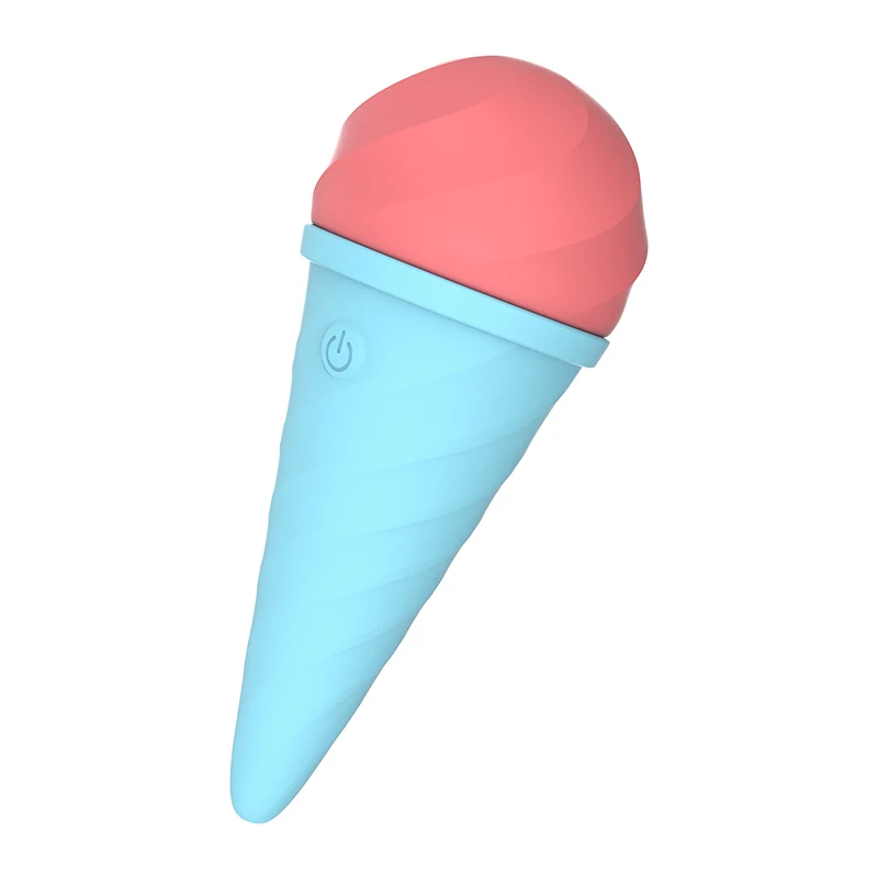 Cute Ice Cream Adult G Spot AV Wand Massage Clitoris Vagina Vibrator Pleasure Stimulator Masturbator Sex Toys for Women