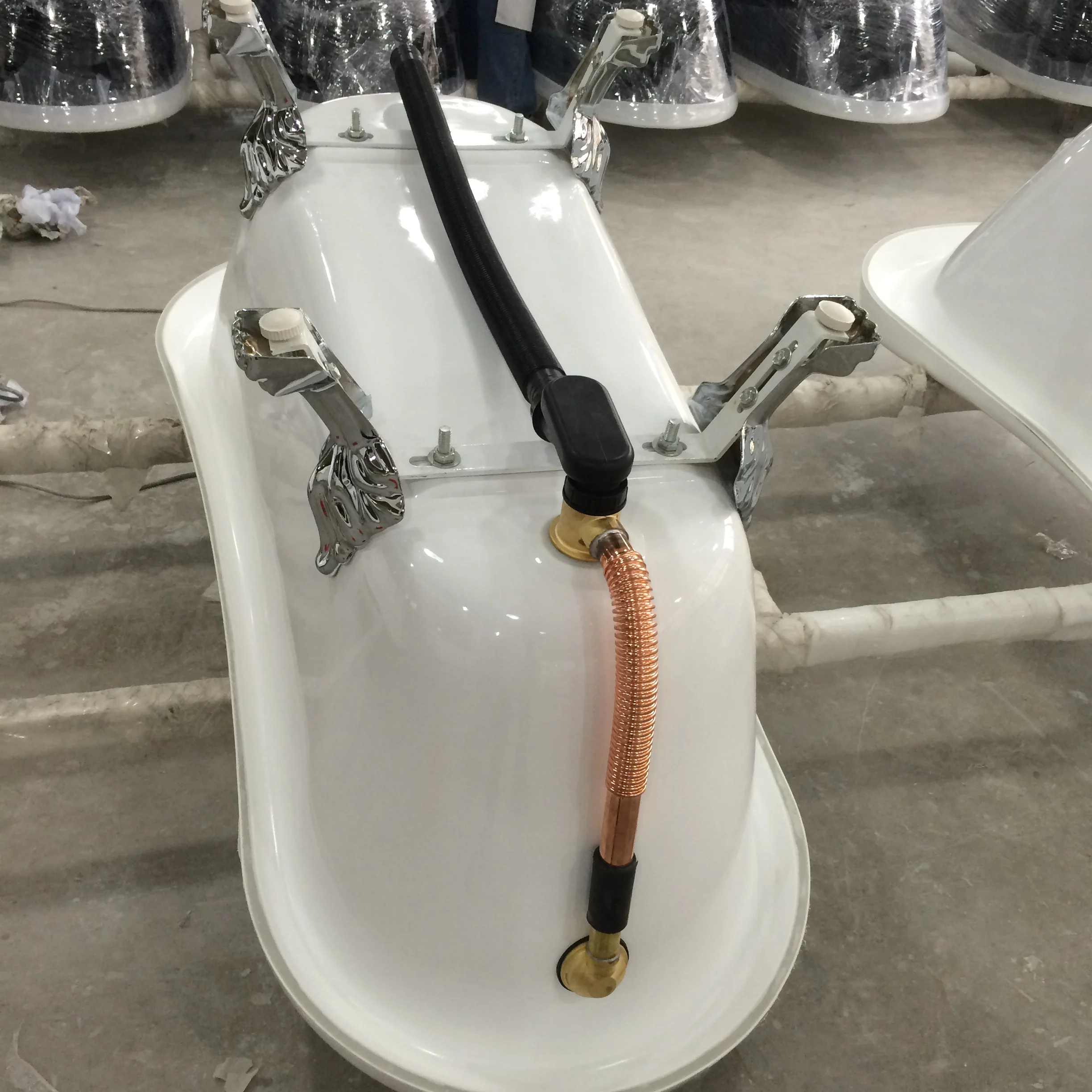 Classic Portable clawfoot Acrylic Freestanding Bathtub with Cheap Prices