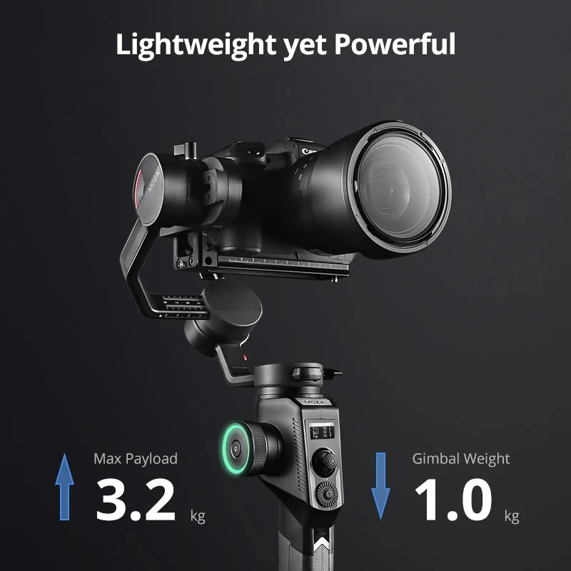 ミラーレスBMPCC4KキヤノンDSLRVS用MozaAirCross2ジンバル3軸ハンドヘルドカメラスタビライザー| Alibaba.com