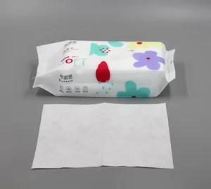 BCS Hypoallergenic Disposable Daily Cleansing Facial Towelettes Adult-Size Nonwoven Fabric Cotton Tissue Towel for Baby's Face
