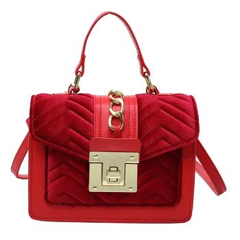 Wholesale Fashion Designer Crossbody Handbags Brands Velvet Ladies Hand Bags Women Luxury Purses and Handbags for Women