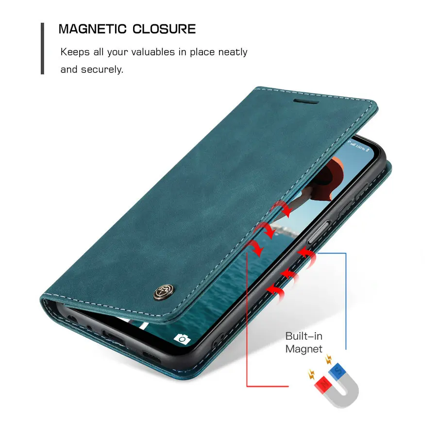 Magnetic Case for Nokia C3 - Luxury Wallet Phone Cover