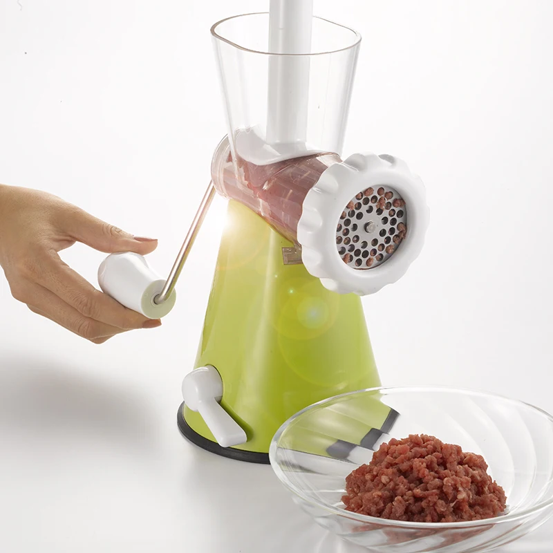 Китайский поставщик миниатюрная зеленая ручная машина из нержавеющей стали для приготовления колбасы кухонная курицы мяса
